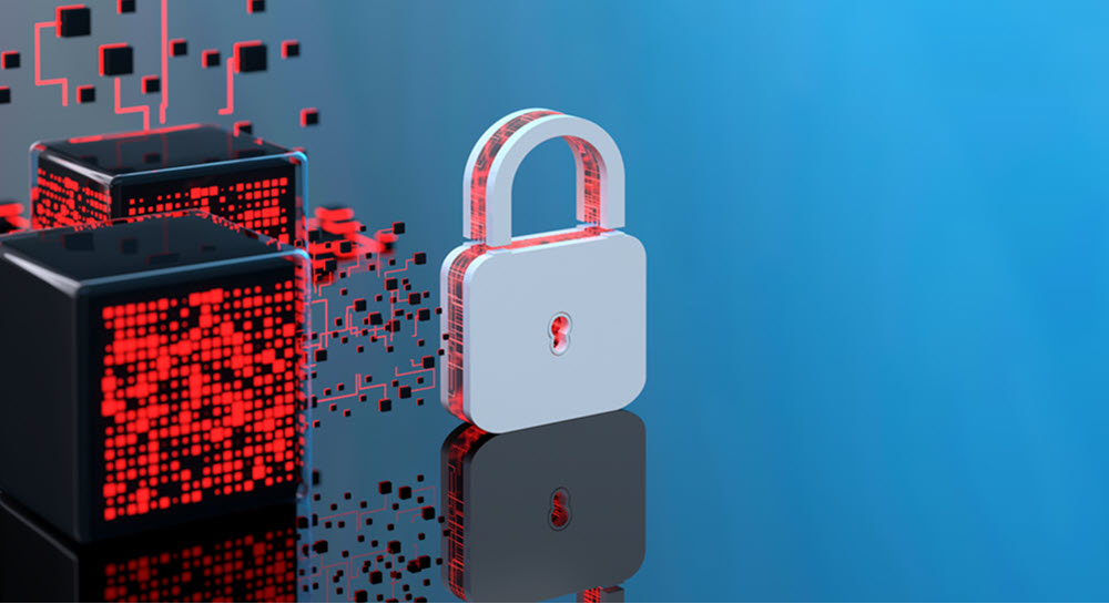 Digital background depicting innovative technologies in security systems, data protection Internet technologies 3d rendering