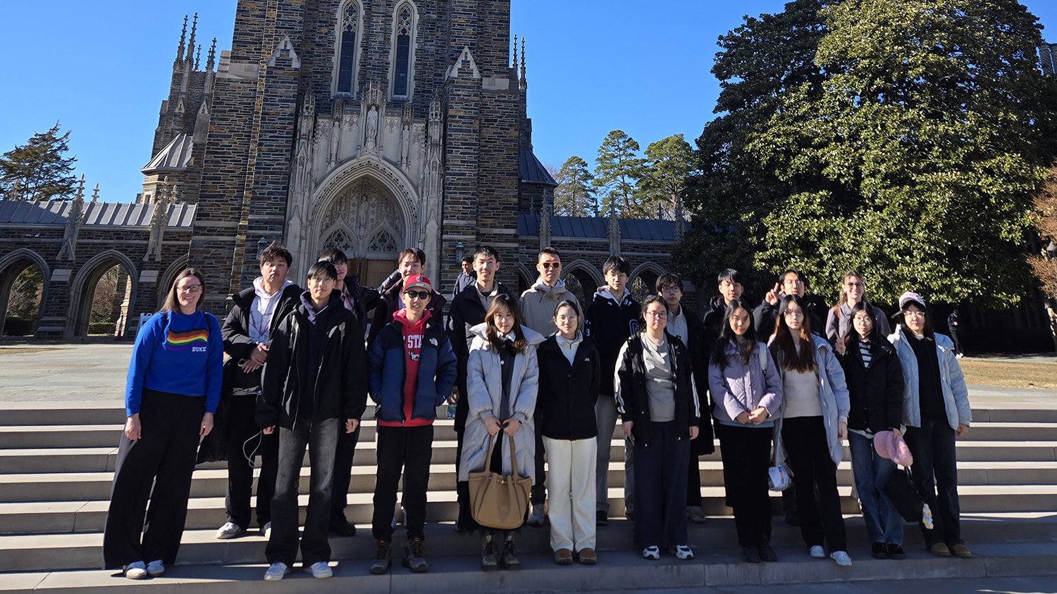 Kayla with GEARS students at Duke