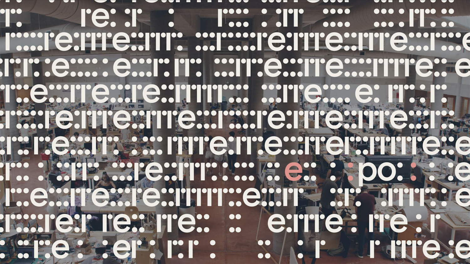 opening screen with text that reads "re:"