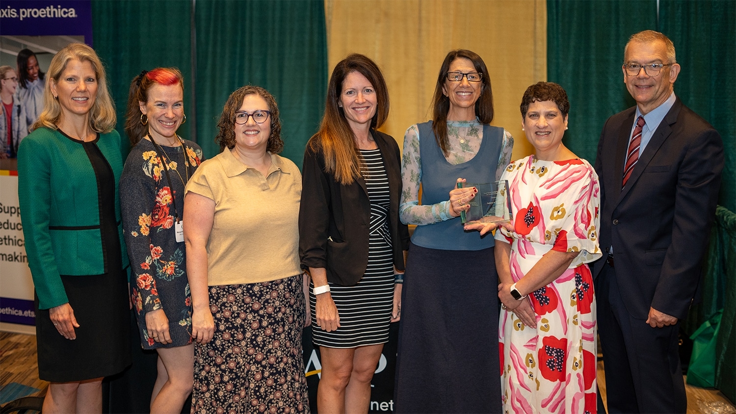 NC State's Erin Horne and Alison Winzeler accepting the 2026 Frank Murray Leadership Recognition for Continuous Improvement from the Council for the Accreditation of Educator Preparation (CAEP).