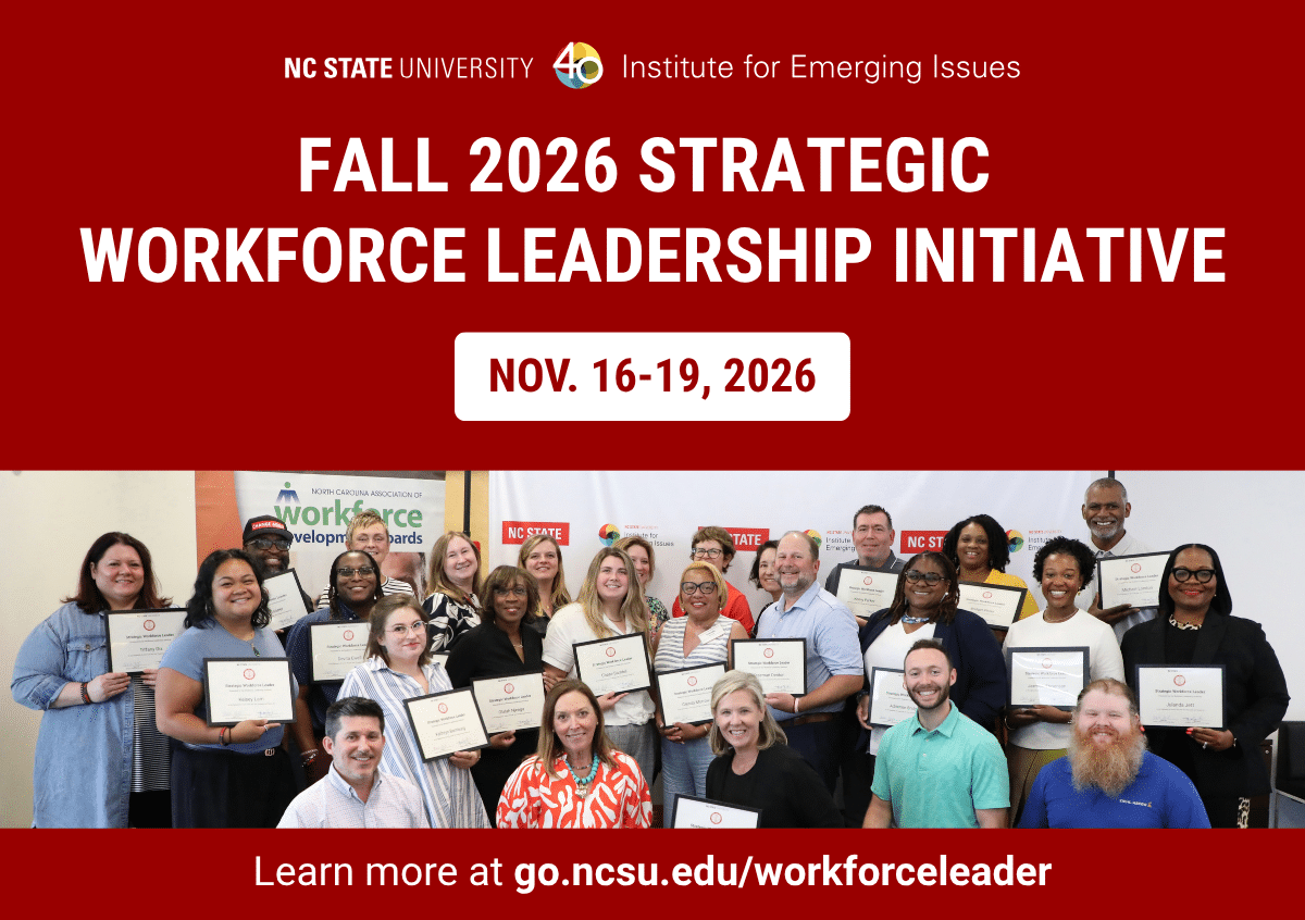Promotional graphic for the Fall 2026 Strategic Workforce Leadership Initiative