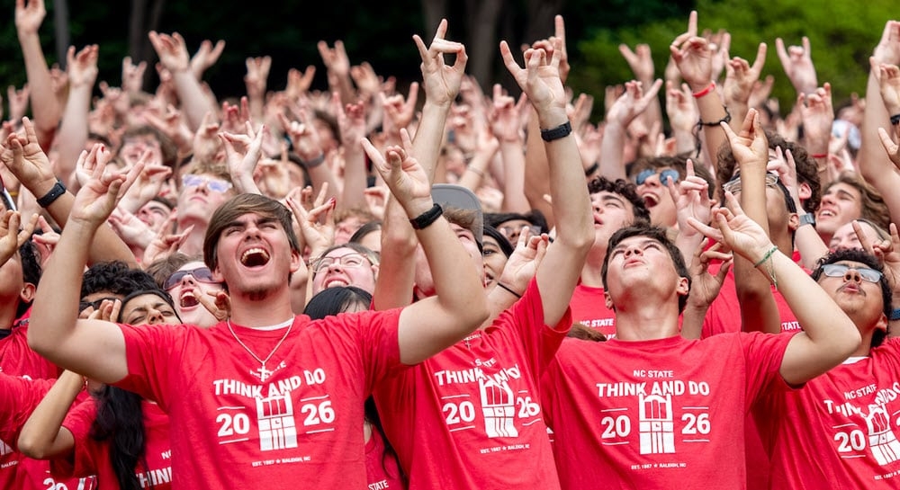 NC State students at 2026 Convocation